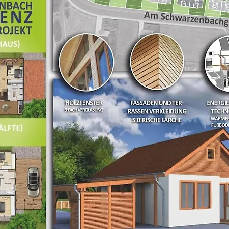 Greenliving 82qm Ferienhaus * Wunsiedel